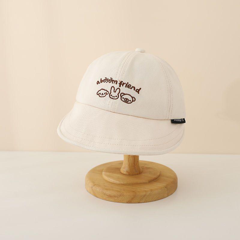 Kids' Spring & Autumn Brimmed Bucket Baseball Cap - UV Sun Protection for Baby Boys & Girls