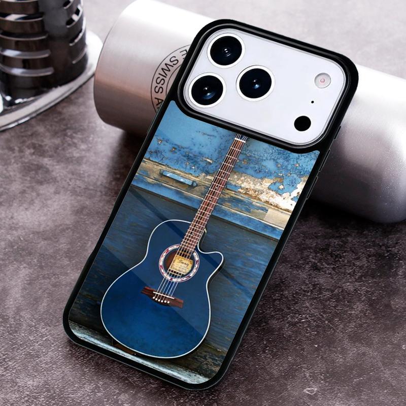 Musical Violin Guitar Phone Case for iPhone 17 16 15 Pro Max Air 14 13 12 11 Plus Shockproof Capa Cover