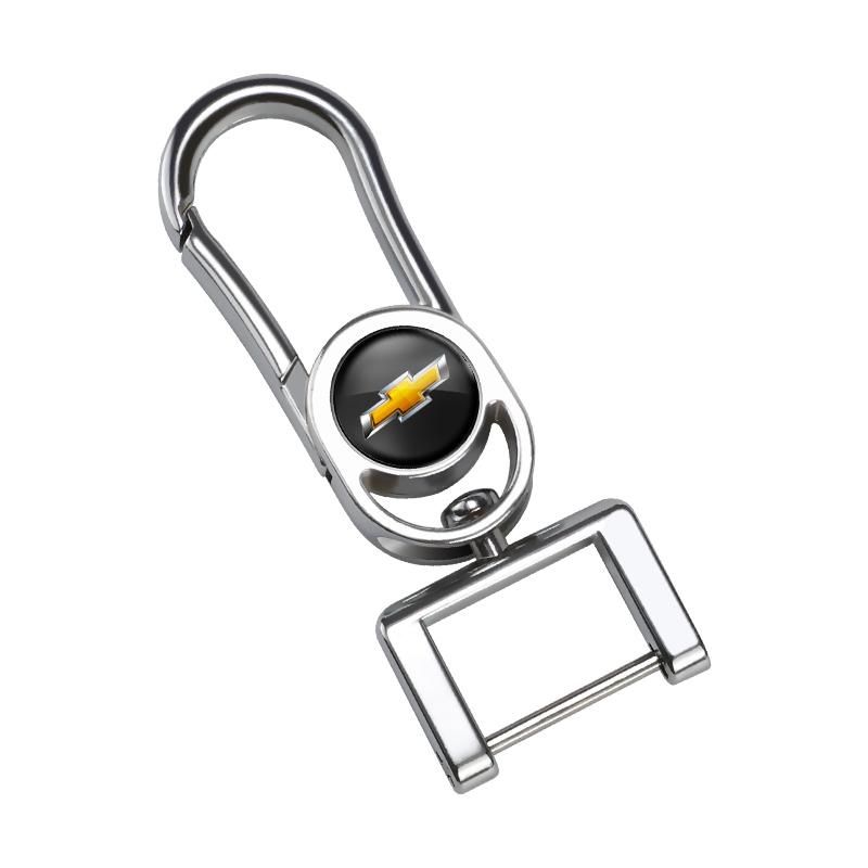 Car Key Cover Accessories Metal Keychain Zinc Alloy Keyring For Chevrolet Cruze Spark Captiva Suburban Camaro Malibu Silverado