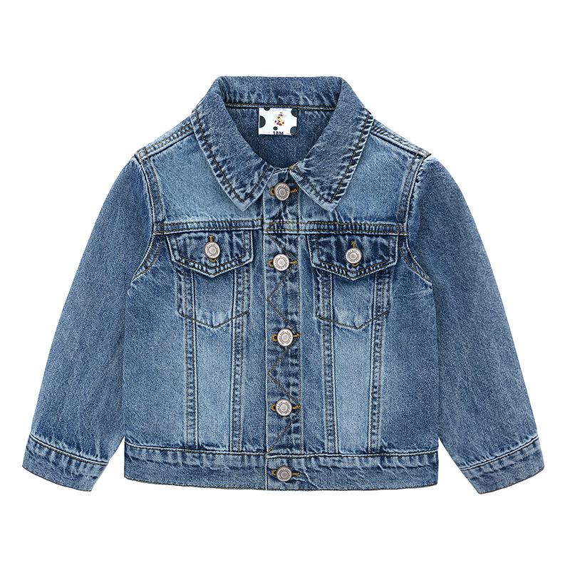 Children's Spring/Autumn Denim Jacket – Stylish Casual Wear for Boys and Girls