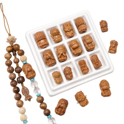 Barbitan Holzperlen für DIY Armbänder Halsketten Schmuckherstellung 1 Set