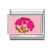 Colorful Block Landscape Red Pomegranate Apples Flower Italian Charm Links Fit 9MM Stainless Steel Bracelet DIY Making