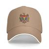Punk Coat Of Arms Of Moldova Baseball Cap Men Women Breathable Dad Hat Sun Protection