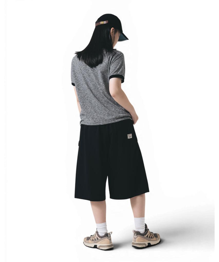 PENDULUM Essentials 3/4 Side Snap Sweat Bermuda Pants (Lr2Pu419)
