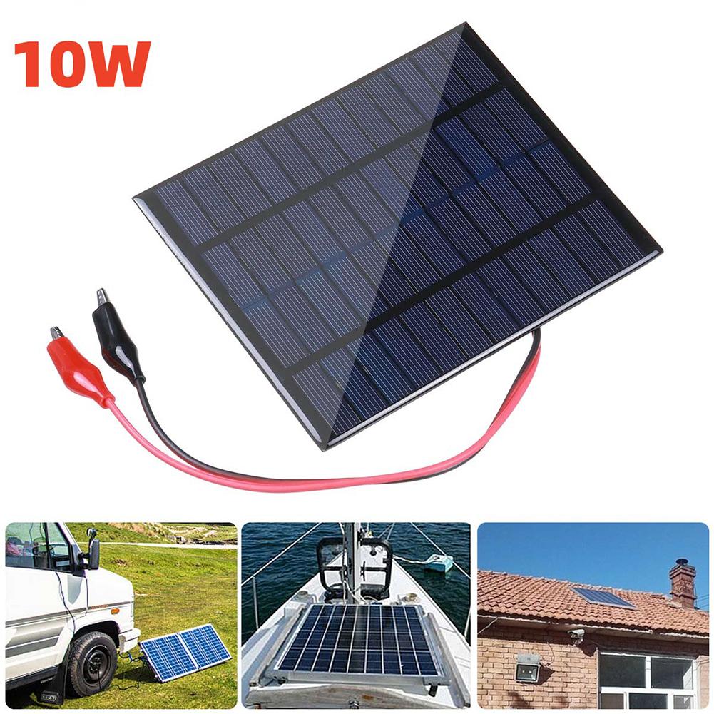 Long Service Life 10W Solar Panel 12V Solar Charger Portable Solar Panel