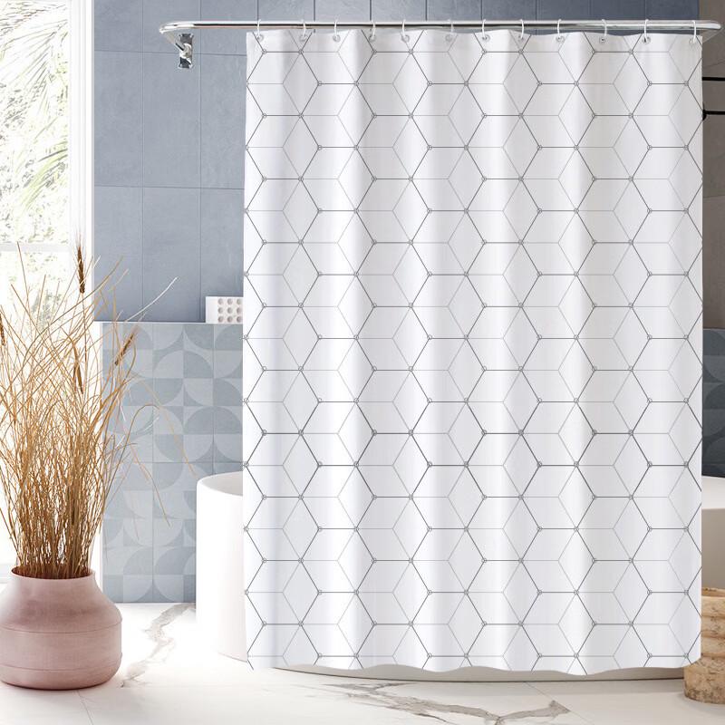 LISM Digital Print Polyester Shower Curtain