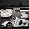1/32 Koenigsegg Jesko Supercar Alloy Die Casting Model Car Classic Bookcase Display Decoration Collection Ornaments Present with Friend Kid