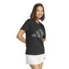 Adidas Short Sleeve Essentials Winners Short Sleeve KVA72 T-Shirt T-Shirt Women's Black/White (JG8696) J/L