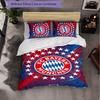 Bayern Munich Themed Bedding 3Pcs Duvet Cover Set Decorative Bed Linen For Teen Room Home Decoration