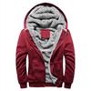 Casual Jacket Mens Coat Hoodie Fleece Thick Hooded Zipper Winter Outwear Warm