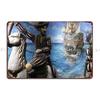 Old World Explorer Gloriagranat Metal Sign Living Room Personalized Club Garage Custom Tin Sign Poster