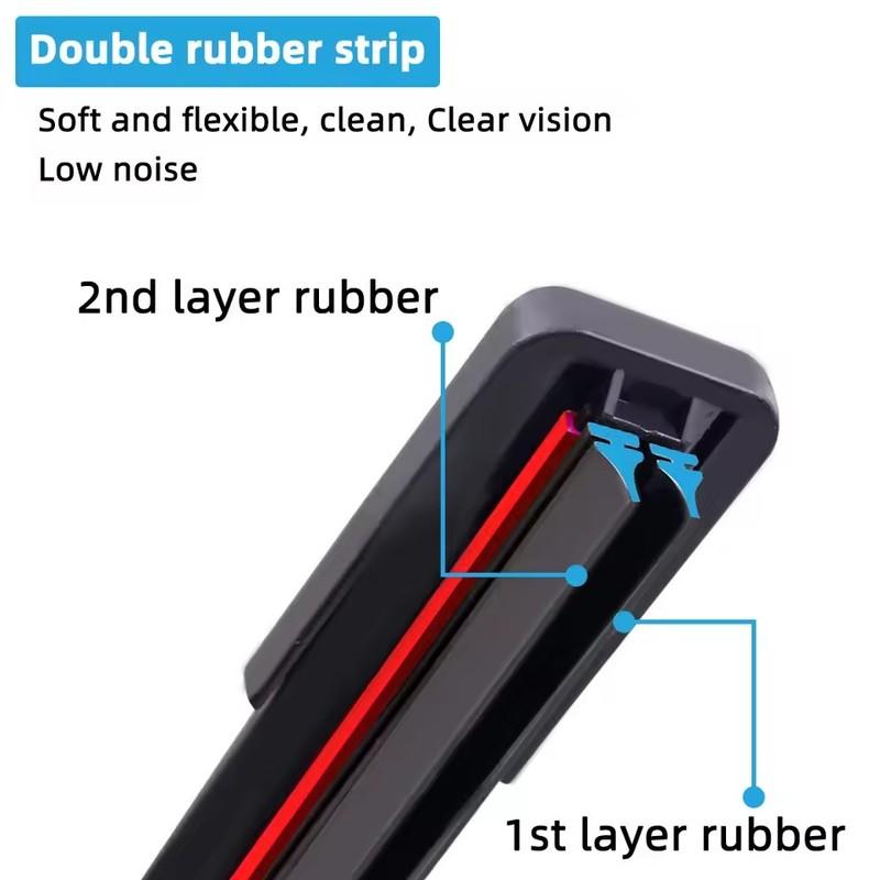 Double Rubber Car Wiper Blades for Ford Mondeo 4 2007-2014 Front Windscreen Windshield Rubber Car Accessories 2012 2013 2014