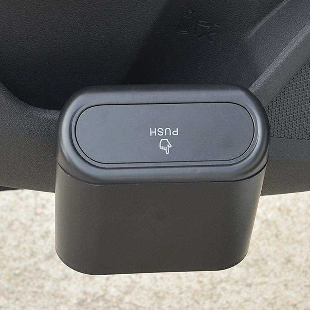Automobile Interior Accessories Vehicle Garbage Can Cartoon Garbage Can Large Capacity Multiple Interior Storage Boxes