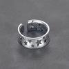 New Arrival Retro Concave Hollow Stars 925 Sterling Silver Personality Fashion Temperament Exquisite Opening Rings TYB187