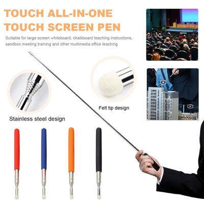 Presentation Retractable Teaching Stick Telescopic Rod Whiteboard Pointer Pen Handheld Presenter