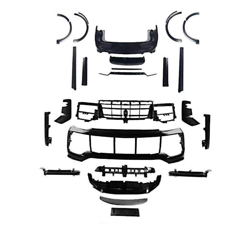 Porsche Cayenne 24-Model 9Y0.2 Turbo Front & Rear Bumper Upgrade Kit - Original Hole Fit