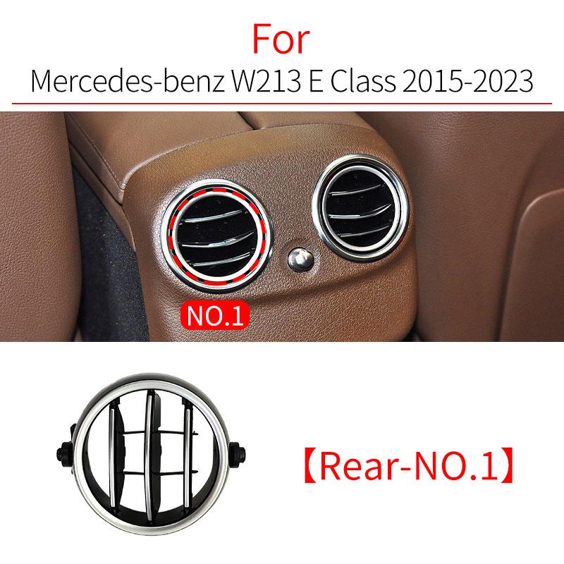 For Mercedes W213 Car Rear Air Conditioner Vent Grille Outlet Cover For Benz E Class 2015- E200 E230 E300 E63 AMG 2138309501