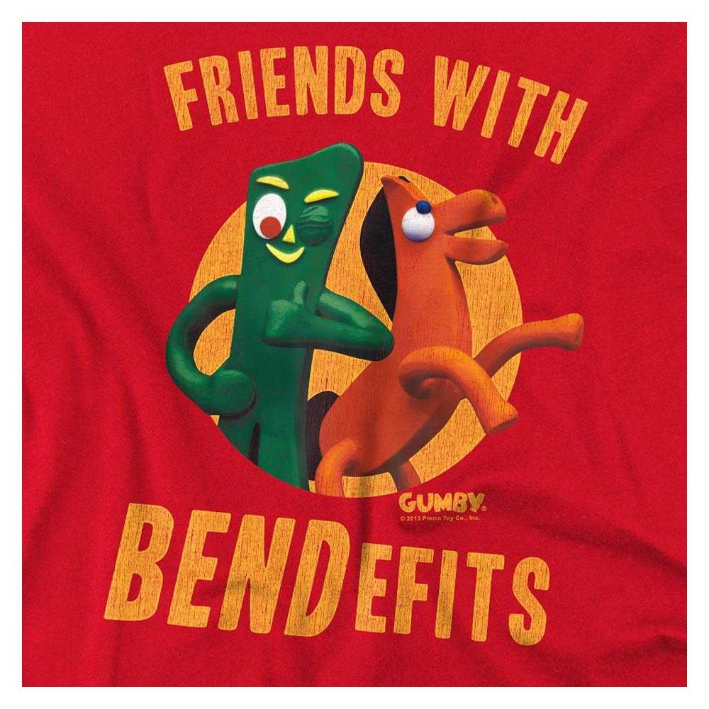 Gumby Unisex Adult Bendefits T-Shirt