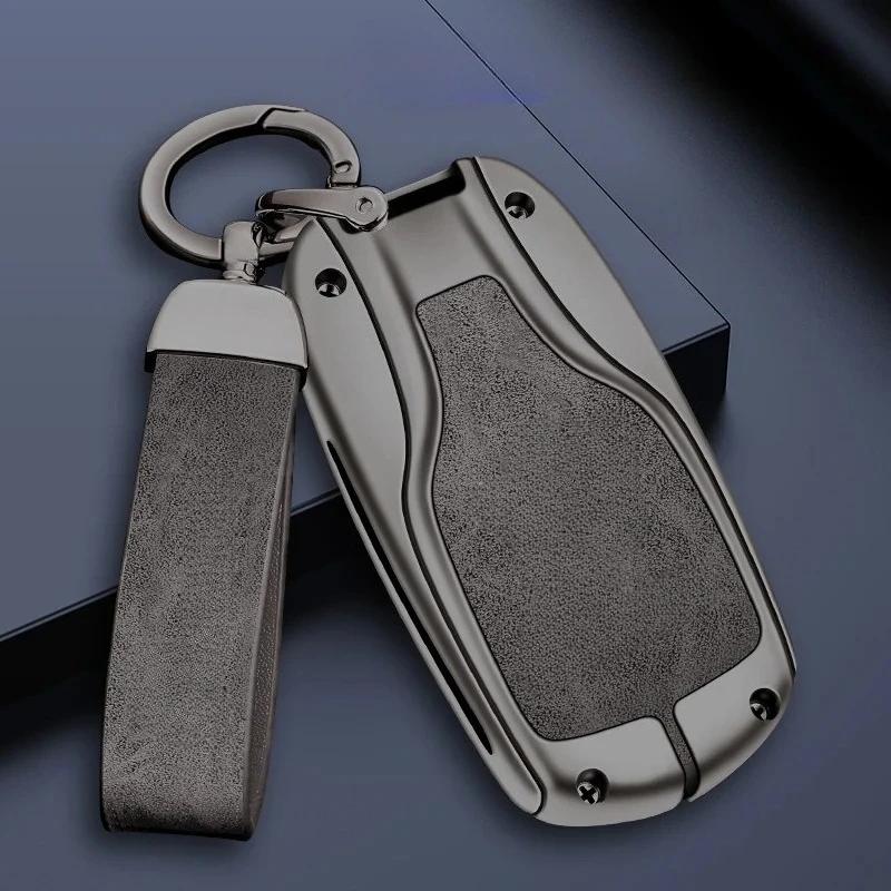 Zinc Alloy Car Remote Key Cover Case For Maserati Levante Ghibli Quattroporte Gt Granturism Grancabrio Keychain Accessories