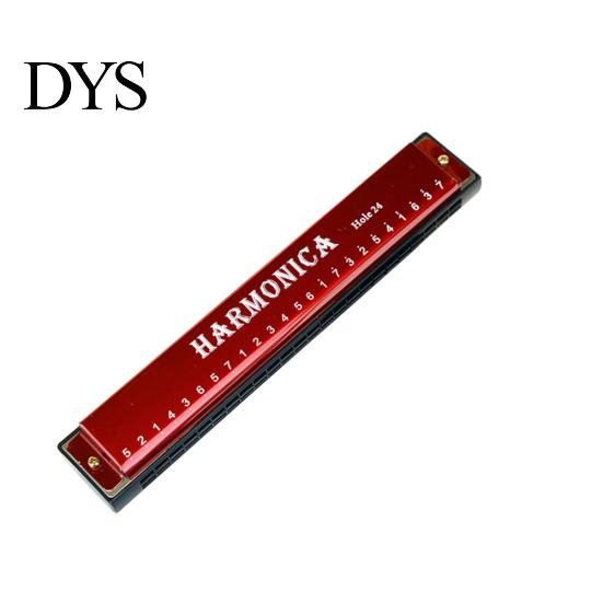 C 24 otwory harmonijka Tremolo Musical Armonica instrumenty dęte drewniane usta Ogan