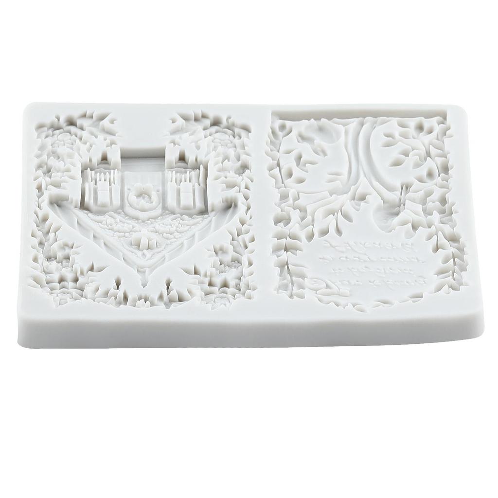 House Silicone Mold Bird Flower Fondant Molds Cake Decorating Tools Theme Cake Dessert Decorated Chocolate Candy Mold