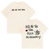 Harry Styles Küssen Immer Disco Gelegentlich Druck T-Shirts Herren Damen Mode Baumwolle Y2K Kurzarm T-Shirt
