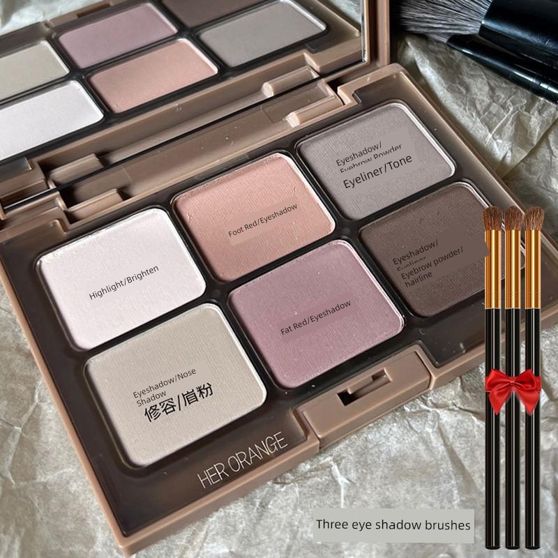 Highlight Eye Shadow Plate 2023 New Arrival Fall and Winter Genuine Goods Color Gray Pink Genuine Goods Official Flagship Store Multi-Color Makeup