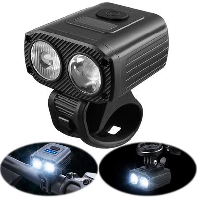 LED Bicycle Headlight High Beam Low Beam Bike Handlebar Flashlight USB Charging LED Cycling Lantern 5 Modes Bicycle Accessories