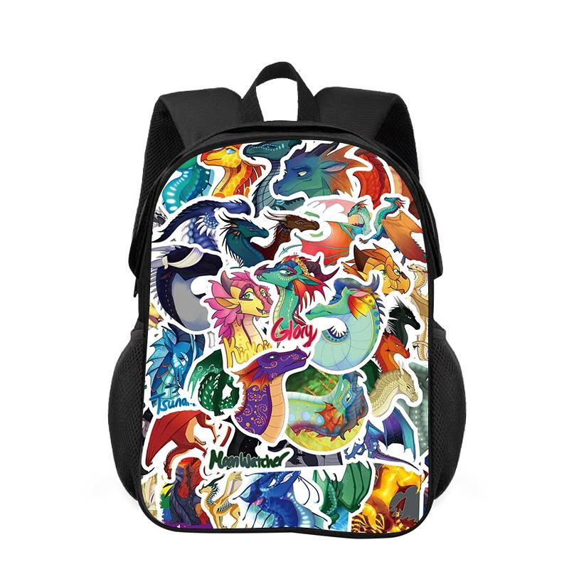 Wings of Fire Backpack Shoulder Protection Cartoon Printed Primary School Boys and Girls Versatile Trendy Backpack