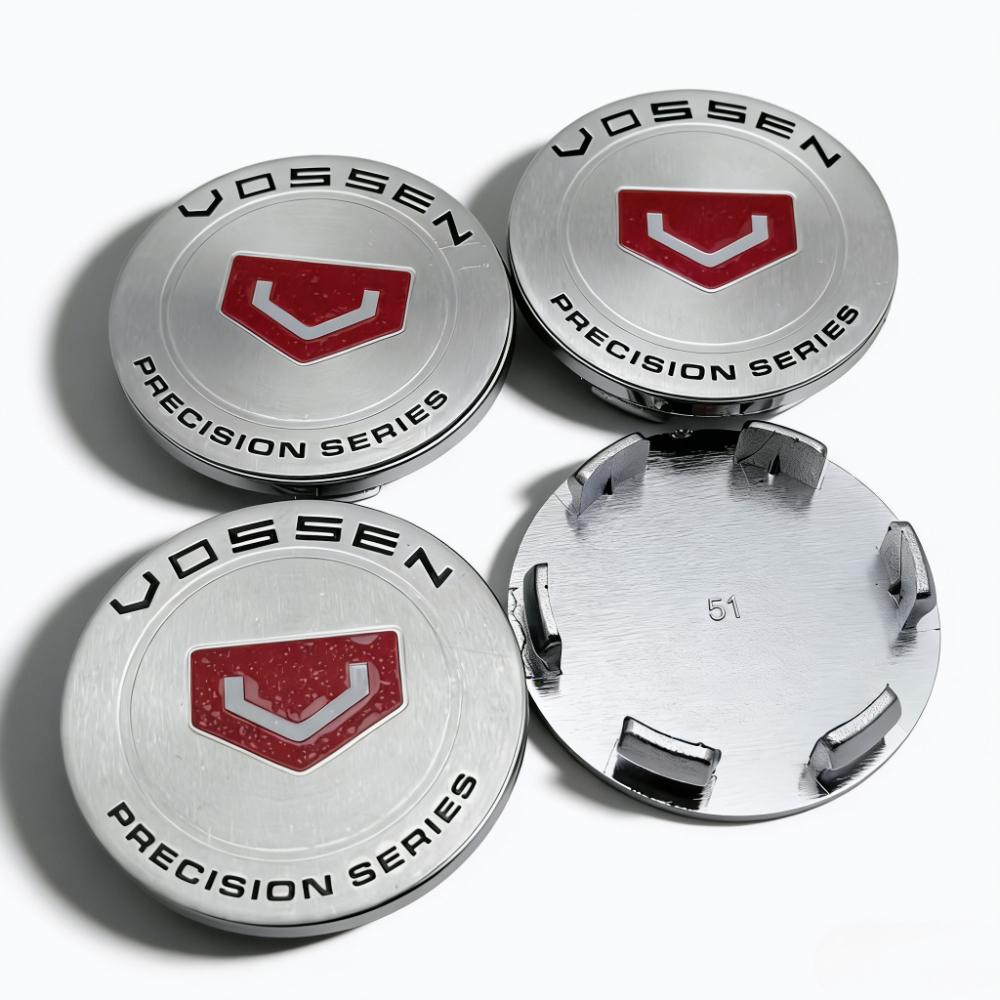 4pcs VOSSEN Logo Emblem Badge Car Wheel Center Caps 51mm 46mm Rim Hub Center Dust Cover Wheel Hubcaps Replace Car Accessrories