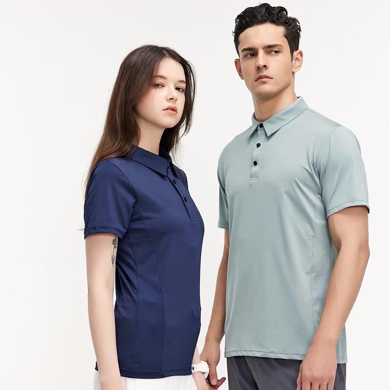 Men's Cross-Border Milk Silk Lapel Polo Shirt - Short Sleeve Sports & Running Top