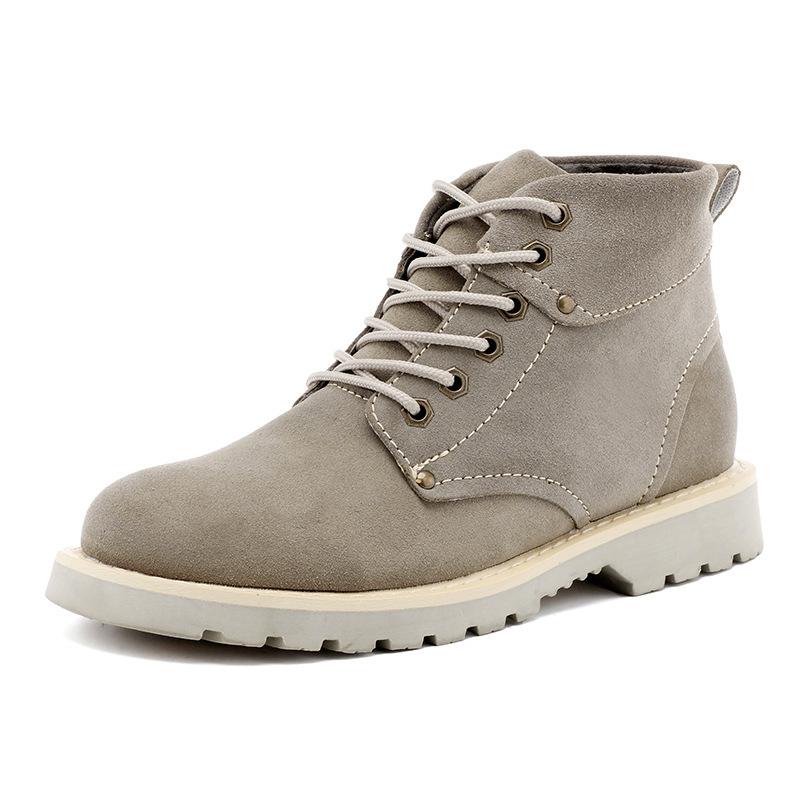 Martin Boots Men'S British Tooling Shoes Leather Short Boots Outdoor Desert Boots Women'S Boots Waterproof Locomotive Boots Men'S Boots