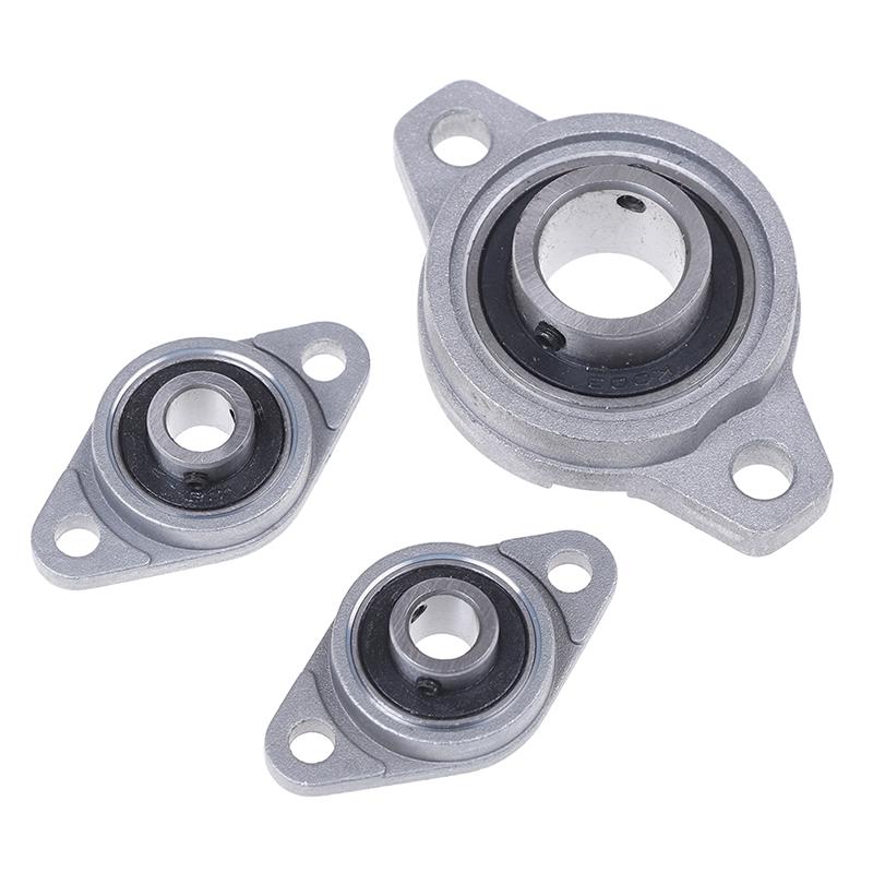 2pcs 8mm KFL08 Alloy Pillow Block Mounted Support Bearing Flange Rhombic Bearing