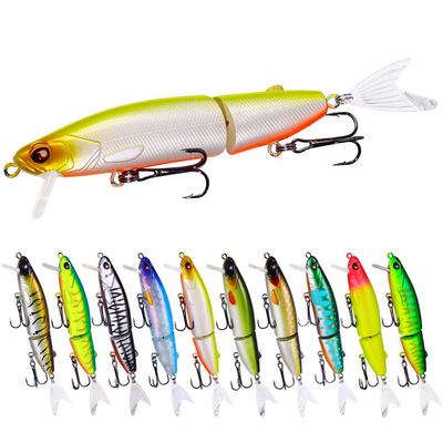 Glide Bait Joint Fishing Lure Swimbait Big Fishing Lure Sztuczna twarda przynęta 12cm 16,3g dla woblera Predator