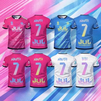 Jul Toto Ninetta  Rien 100 Rien Soccer Jersey Summer Outdoor Breathable Training T-shirt Unisex Crew Neck Tee For Mens Women
