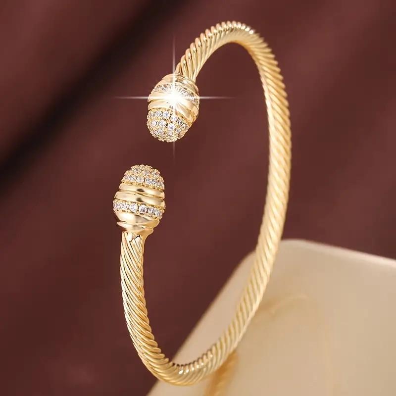 New Style Wire Rope Bracelet for Women Ins High-end Bracelet Twist Bracelet Hand Ornaments