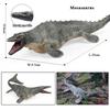 Oenux New Sealife Animals Model Prehistoric Mosasaurus Liopleurodon Kronosaurus Action Figures Solid PVC Collection Toy Kid Gift