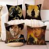 Movie I-Indiana Jones Pillow Case Living Room Sofa Decorative Cushion Cover Simple Household Light Luxury Printed Pillow