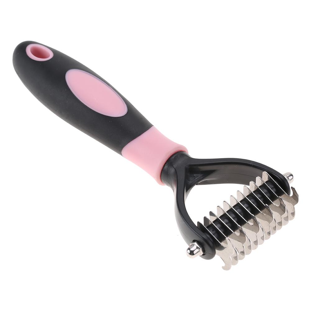 Pet 2 Sided Professional Knot Comb Brush Dog Cleaning Hair Removal Combs Grooming Tool