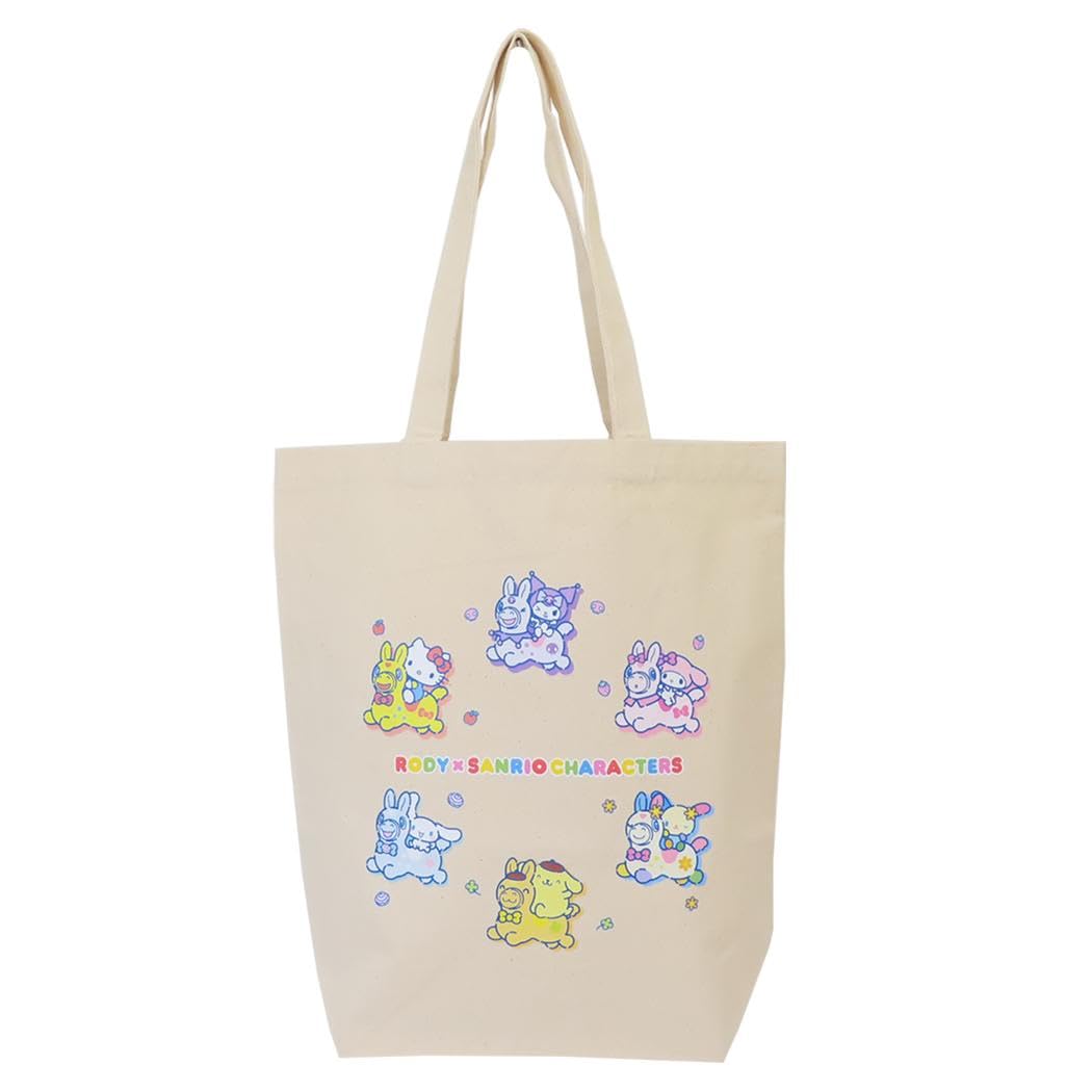 

RODY x Sanrio Characters Horse Riding Tote Natural Bag,
