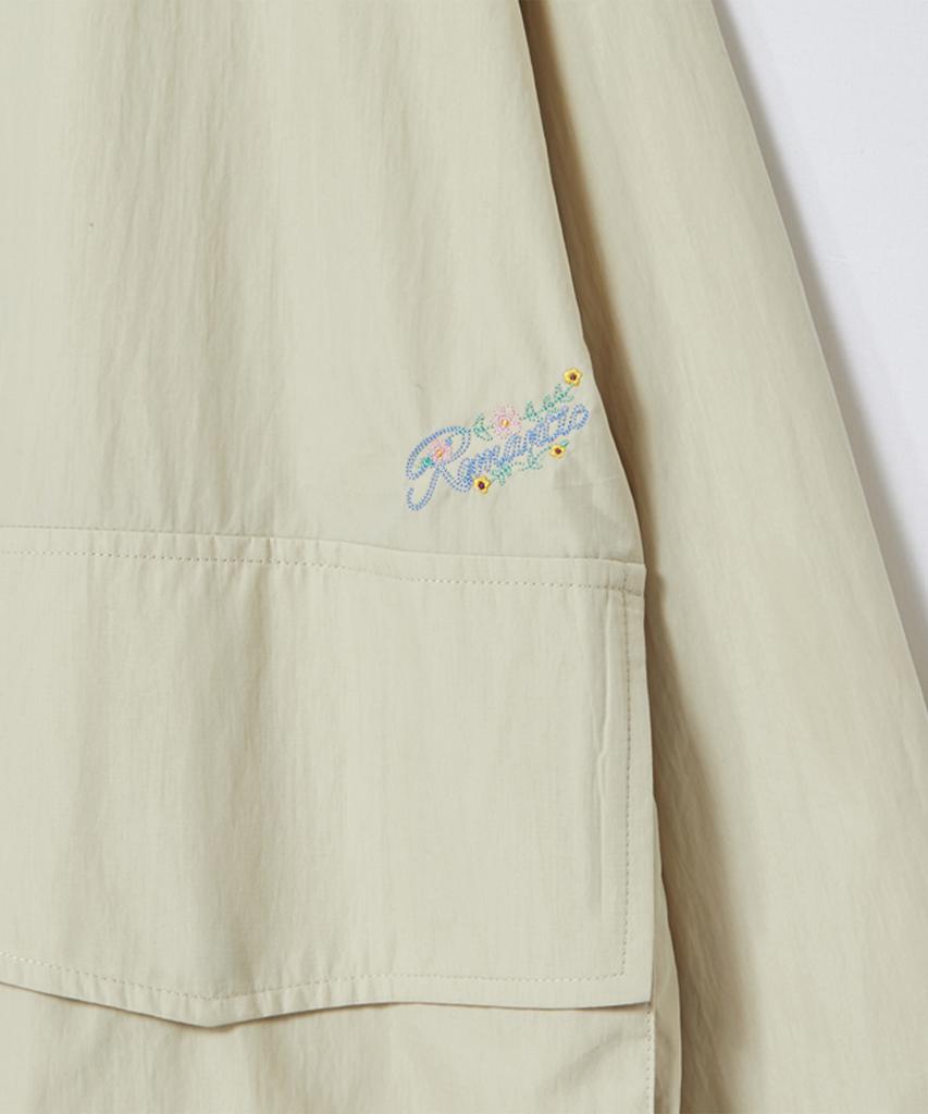 Beyond Closet [Collection Line] Luxe Texture Light Fabric Blouson Beige