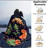 1pc Halloween Dinosaurs Lightweight Flannel Blanket, Comfortable and Warm Blanket, for Office and Camping Sofa Bed, Livingroom057