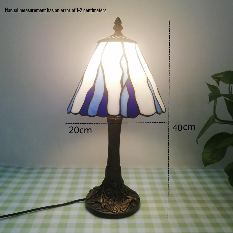 Tiffany Style Desk Lamp for Bedroom, Living Room, or Children's Room Night Light