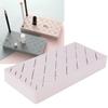24 Slots Silicone Lipstick Organizer Square 18+6 Slots Storage Box Clear View Space Saving Display Stand Cosmetics Display