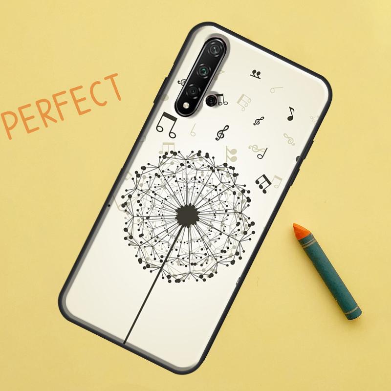 Dandelion For Huawei Nova 12s 11i 7i 8i 12i Y73 Y70 Y90 Y60 Y72 Y61 Y91 9 10 SE P40 Lite P30 Pro Case