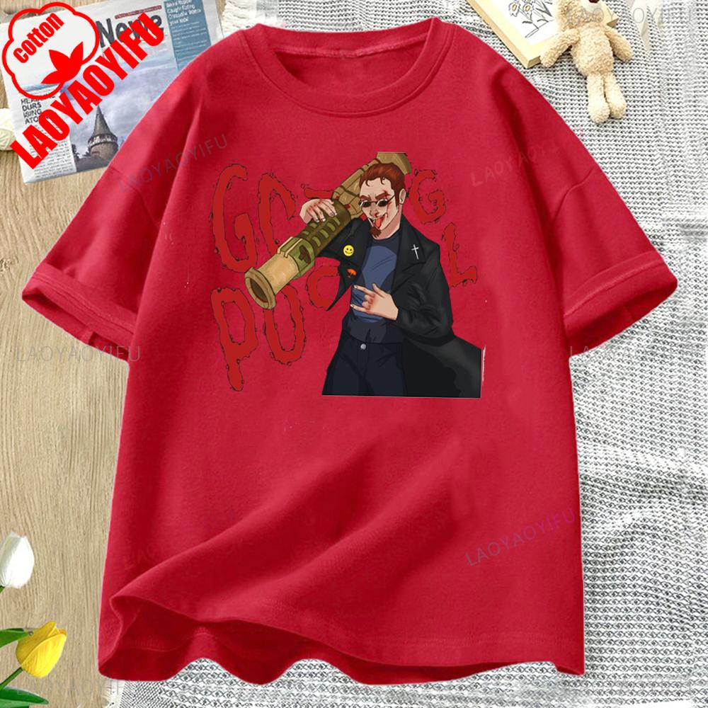 

Футболка Postal Dude 2 Alien Run with Scissors Футболка Postal Dude Літня футболка з коротким рукавом Чоловічі та жіночі футболки з особистістю M
