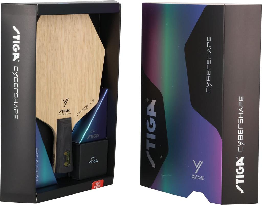 STIGA Table Tennis Racket Cyber Shape Wood CWT PEN 1602080265