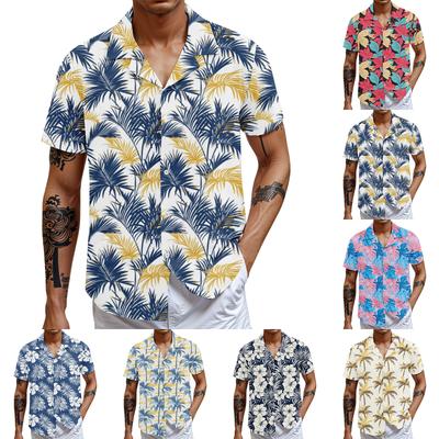 Ανδρικό Καθημερινό Φαρδύ Μπλουζάκι Κοντομάνικο Μόδα Μπλουζάκι με Εκτύπωση Τοπ