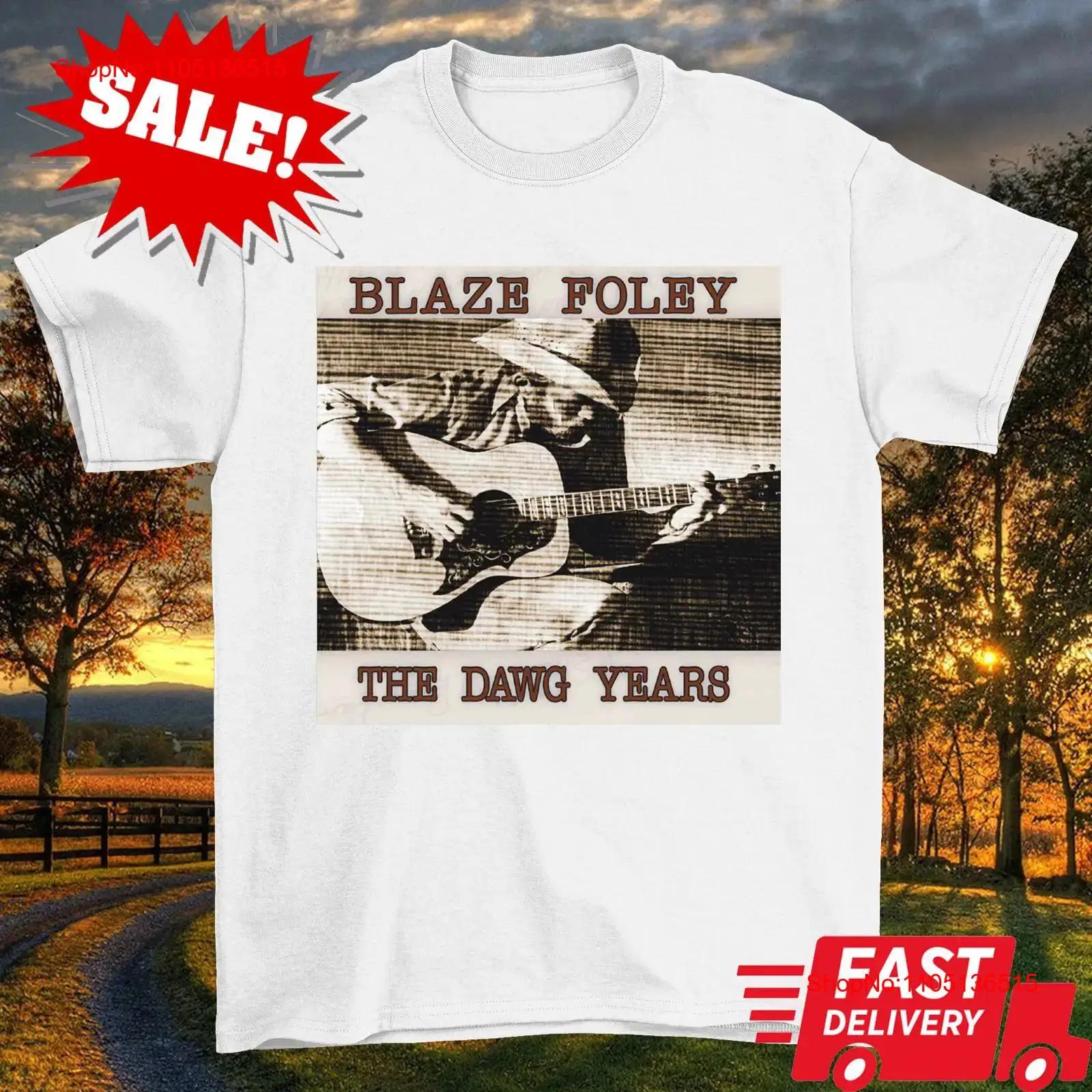 

BLAZE FOLEY THE DAWG YEARS T Shirt White S 2345XL 1G0032 vintage Washed Stylish streetwear Stretched Casual homme Comfortable 5XL різнокольоровий
