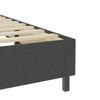 Box Spring Bed Frame Gray Fabric 100 x 200 cm